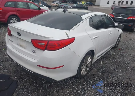 2014 Kia Optima Sxl Turbo z USA, uszkodzony, nr VIN 5XXGR4A6XEG278134